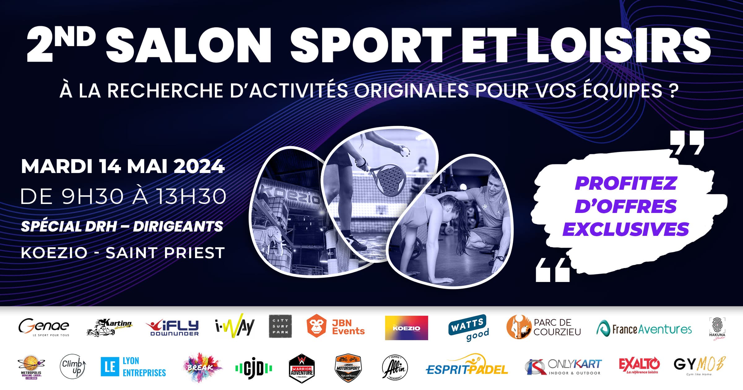 2nd salon du sport et du loisirs pour CSE, collectivités et Entreprises !